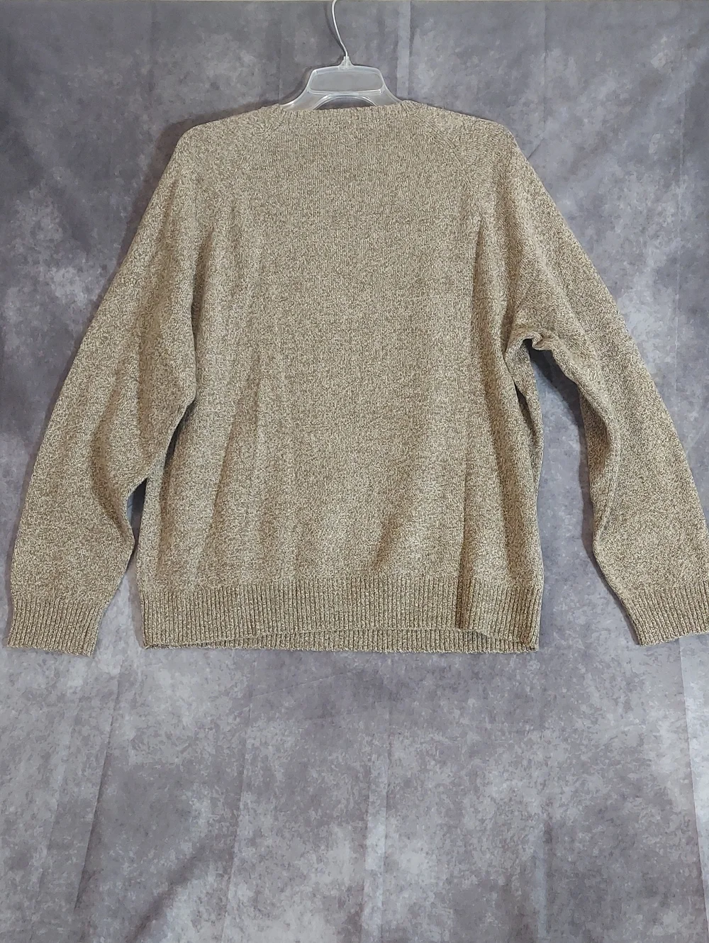 Men's GAP Brown Textured Lamb's Wool Blend Crewneck Sweater XXL - NWOT
